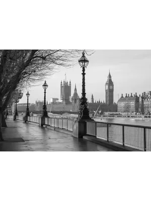 Черно-белый городской пейзаж Лондона с парламентом Великобритании, большим  Бен и Вестминстерским Аббатством Стоковое Изображение - изображение  насчитывающей вестминстер, темзы: 70269225