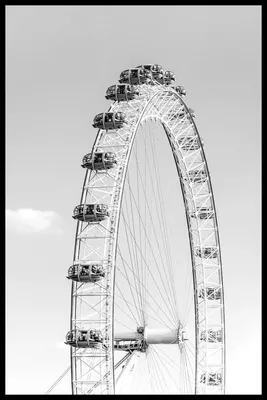 Скачать 1920x1080 река, мост, город, темза, лондон, англия, черно-белый  обои, картинки full hd, hdtv, fhd, 1080p