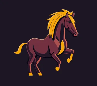 Лошадь, символ 2014 год иллюстрация штока. иллюстрации насчитывающей ново -  33873636
