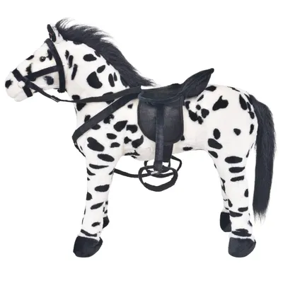 Лошадь Клейдесдаль чёрно-белая Konik AMF1033 - купить за 750 рублей рублей  в интернет-магазине Юниор