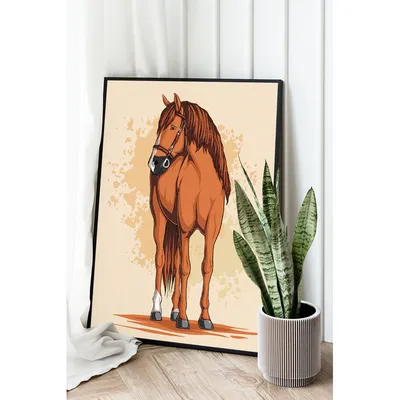 Рисунок лошади для детей - 80 фото
