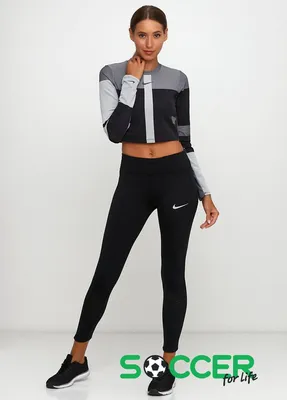 леггинсы женские Nike Pro 365 Tight 7/8 Hi Rise black/white. TennisMaster |  TennisMaster