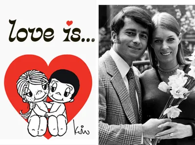 Love is: трагичная история пары, подарившей миру самые знаменитые комиксы о  любви | MARIECLAIRE