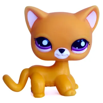 Littlest pet shop Кошка-стоячка рыжая тигровая в полоску Киев, Одесса,  интернет-магазин в Украине