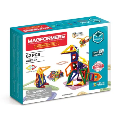 Magformers Amazing Transform 17Pc wheel Magnetic Construction Educational  STEM Toy – Magformers US