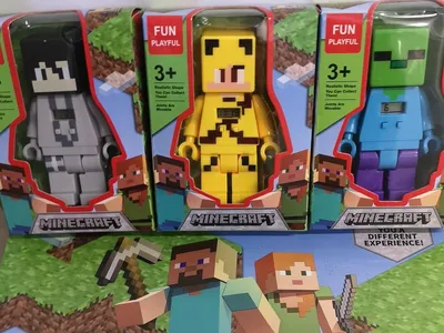 Игровой Набор из 5ти Фигурок Герои Майнкрафт + аксессуары. Minecraft. -  купить с доставкой по выгодным ценам в интернет-магазине OZON (525620822)