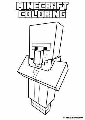 Pаскраска Minecraft #113762 (Видео игры) – Раскраски для печати