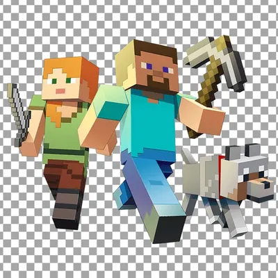 Minecraft PNG transparent image download, size: 1280x720px