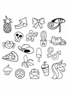 Красивые маленькие татуировки в черно-белом стиле - tattopic.ru