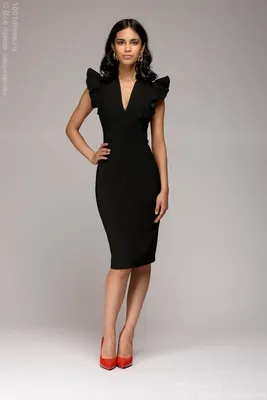 Моделирующее платье с пышной юбкой, Черное - описание, фото, цена | Купить  вечернее платье в Москве.