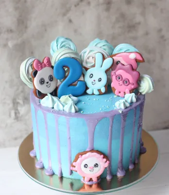 Торт малышарики | Baby birthday cakes, Cake, Birthday cake