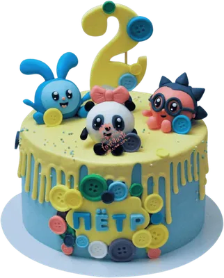 Торт Детский Малышарики 3 на заказ в Днепре - Cake Studio Nonpareil.ua