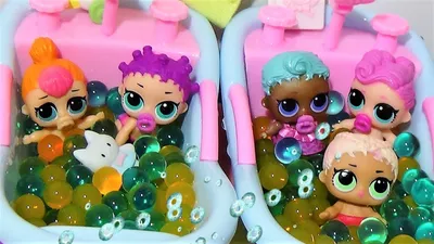 Малышки ЛОЛ купаются в ванночках с Орбиз. #Куклы ЛОЛ мультики #детский сад  ЛОЛ - YouTube