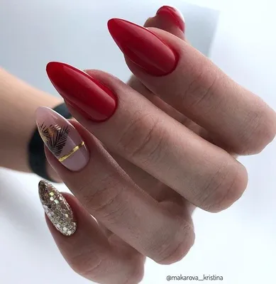 Красный маникюр с рисунком: 60+ модных идей для уверенных в себе женщин |  Весенний дизайн ногтей, Цвет ногтей, Ногти с маникюром фрэнч