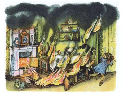Фёдор Лемкуль «Пожар» — Картинки и разговоры
