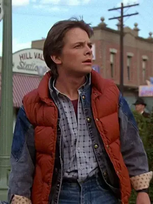 Back to the Future Marty Mcfly Vest - Jacket Era