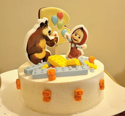 Торт Маша и Медведь на заказ для детей любого возраста