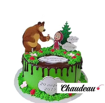 Торт медведь с машей · купить с доставкой в Тортиков.ком