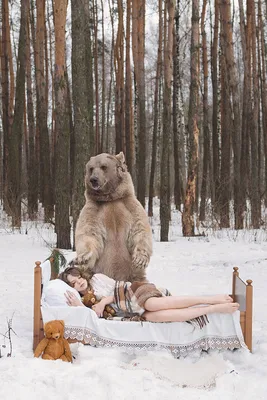 Маша и медведь Степа. Сказка. | Пикабу