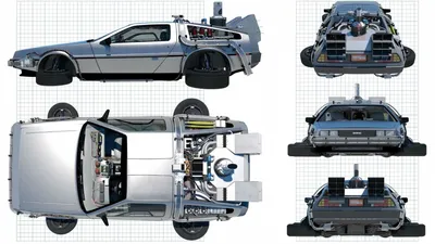 Машинка металлическая Jada DeLorean DMC-12 Назад в будущее-1 Машина времени  1:32 (253252017) - купить в Украине | Profi-Toys
