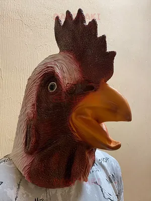 Как сделать маску петуха или курицы из бумаги