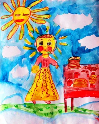 Каля Маля Галерея детских рисунков. : Масленица