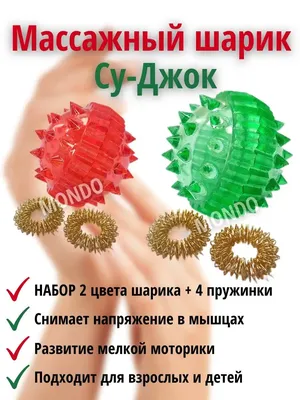 Массажер су джок шарик с шипами \"Ёжик\" 4 см, массажер для пальцев су джок -  мячик су джок для детей (ST) (ID#1710598037), цена: 106 ₴, купить на Prom.ua