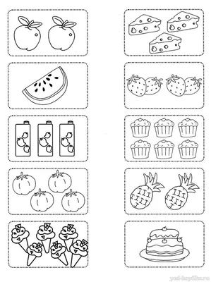 Задания по математике в картинках для детей 5-6-7 лет распечатать бесплатно  | Math activities preschool, Phonics kindergarten, Math number cards