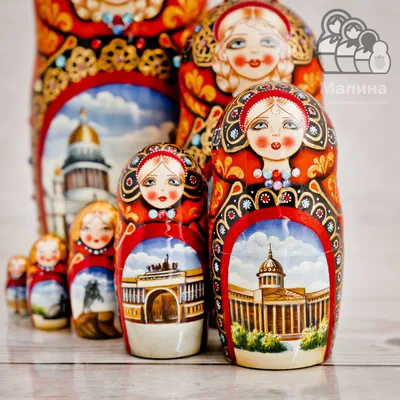 Russian Toys Nesting Dolls Also Known As Babushka Or Matreshka Stock Photo,  Picture and Royalty Free Image. Image 17961198.