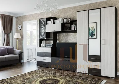 Стенка-горка Монтана СТ-1 НК-Мебель 71020123 (DK) купить в Москве  качественная — интернет-магазин «Люстроф»