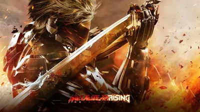 Обои для рабочего стола Metal Gear Робот Гитара Rising: Revengeance