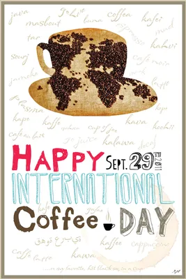 Международный день кофе празднуется ежегодно 17 апреля. Эту дату установили  итальянцы. У них праздник называется День эспрессо. Международн… |  Эспрессо, Ягоды, Кофе