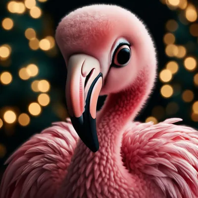 Regina-art - Cute Pink Flamingo. Милый Розовый Фламинго …... | Facebook