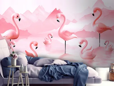 Прекрасный Набор С 2 Милые Розовые Фламинго — стоковая векторная графика и  другие изображения на тему Фламинго - Фламинго, Акварельная живопись,  Аборигенная культура - iStock