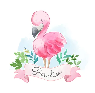 милая мама и ребенок фламинго иллюстрация PNG , фламинго клипарт,  обожаемый, животное PNG картинки и пнг рисунок для бесплатной загрузки