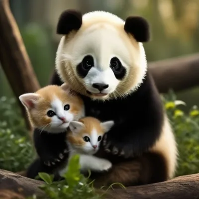 Мягкие куклы, как настоящая панда, милые дикие животные, огромная панда,  плюшевые панды, игрушки, 18/26 см, круглые милые подарки для детей |  AliExpress