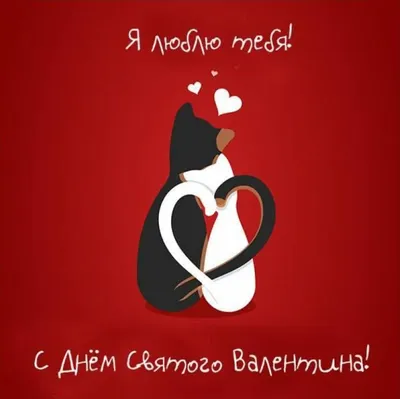 Милое поздравление с днем святого Валентина — Бесплатные открытки и анимация