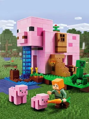 Minecraft дом» — создано в Шедевруме