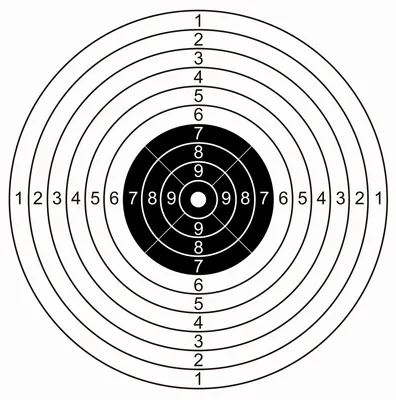 Мишень для стрельбы, пистолетная 14х14см (картон 50шт.) - купить с  доставкой по выгодным ценам в интернет-магазине OZON (595641903)