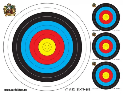 Купить Мишень на 60/70/90 метров для лука и арбалета с доставкой по всей  России - ortmen.ru
