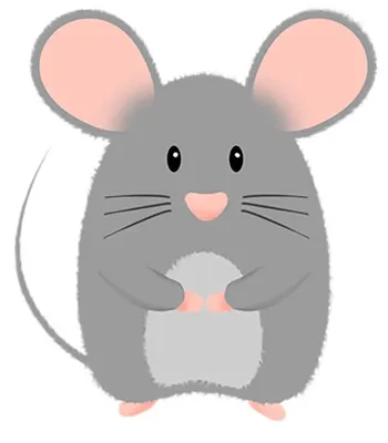 Мышка картинка для детей 3 | Рисунок мультяшных лиц, Рисунки, Для детей