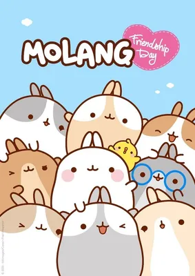 Мы одна большая семья💞 | Molang, Hello kitty iphone wallpaper, Cute food  drawings