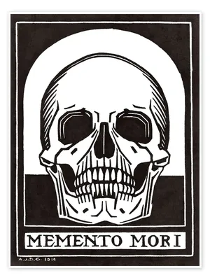 Memento Mori print by Julie de Graag | Posterlounge