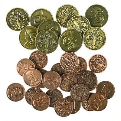 Купить металлические монеты в стиле эпохи Ренессанса на сайте Crowd Games  (Крауд Геймс)