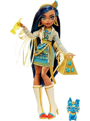 Monster High Кукла Клео де Нил Monster Нigh и питомец