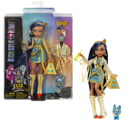 Monster High Кукла Клео Де Нил с питомцем (id 106732469), купить в  Казахстане, цена на Satu.kz