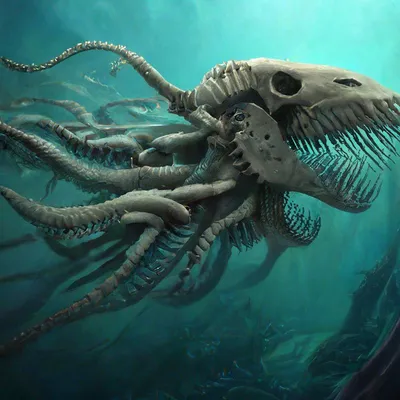 Морские монстры: от кракена до гигантского кальмара» — создано в Шедевруме