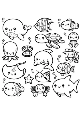 Фотообои Морские животные купить на стену • Эко Обои