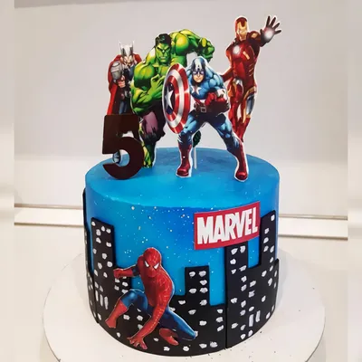 Торт С героями купить на заказ в СПб | CC-Cakes