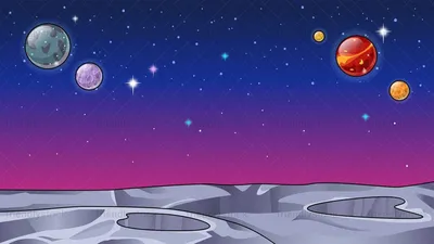 Мультяшная Вселенная настенная бумага Золотая луна ракета планет обои  астронавт Прогулка Космос роспись для детской комнаты детская комната |  AliExpress